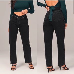 Abercrombie&Fitch dad high rise jean